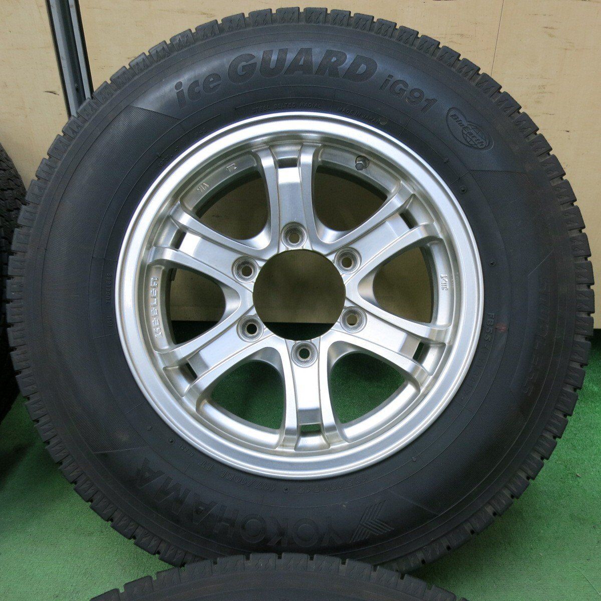 kpmさん専用②195/80R15 YOKOHAMA iG91バリ溝スタッドレス kpmさん専用②195/80R15 YOKOHAMA iG91バリ溝スタッドレス バリ