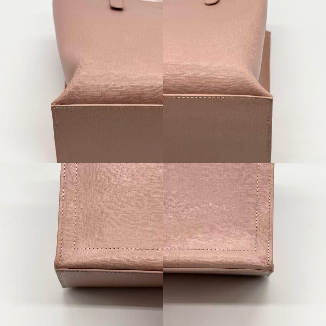 極美品】FURLA サリー ハンドバッグ トートバッグ 手提げ ピンク
