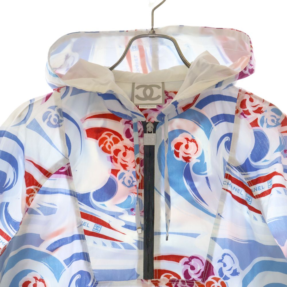 CHANEL (シャネル) 06SS ココジップ 総柄 コットン ハーフジップ