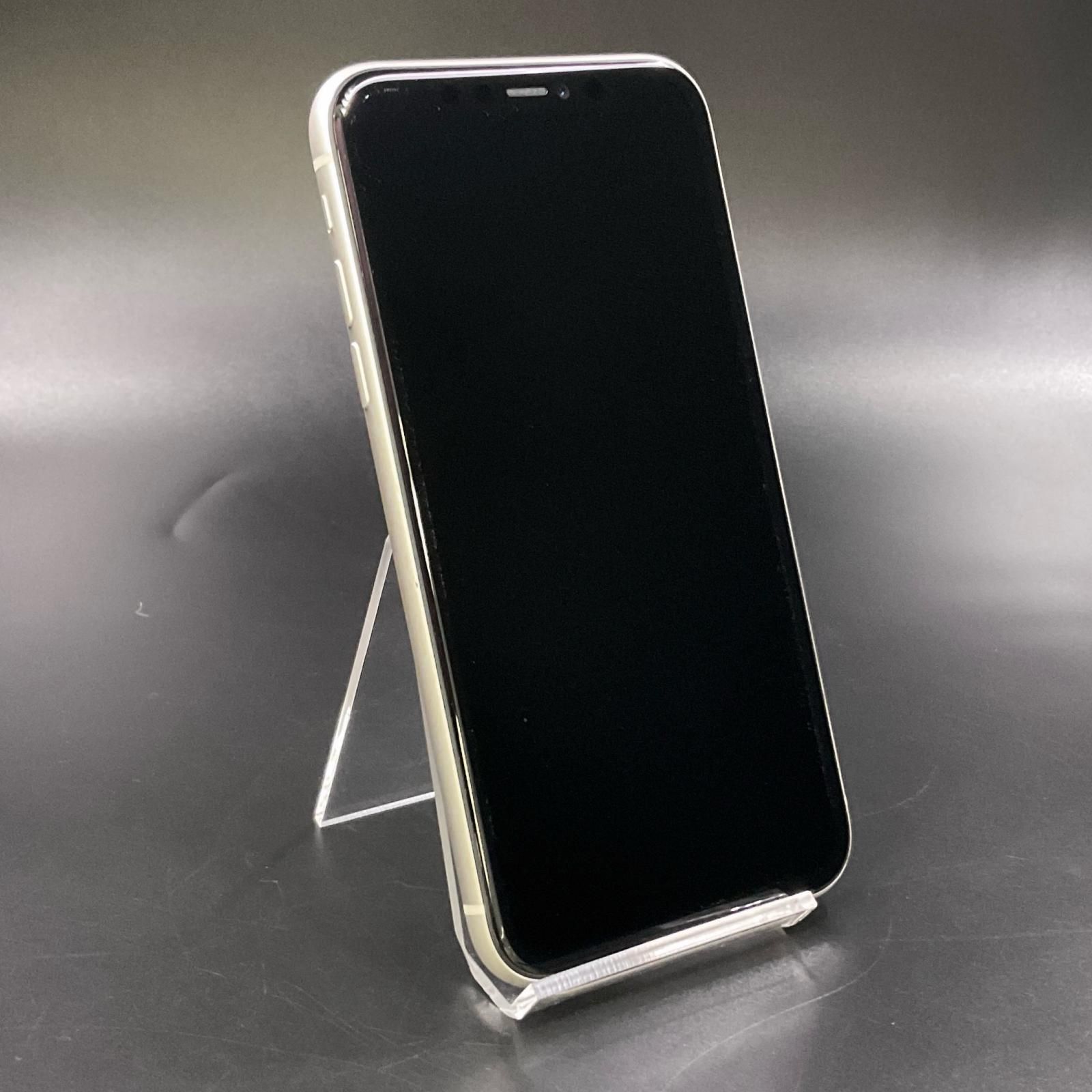 iPhone 11 64GB ホワイト SIMフリー 白ロム 動作確認済 77