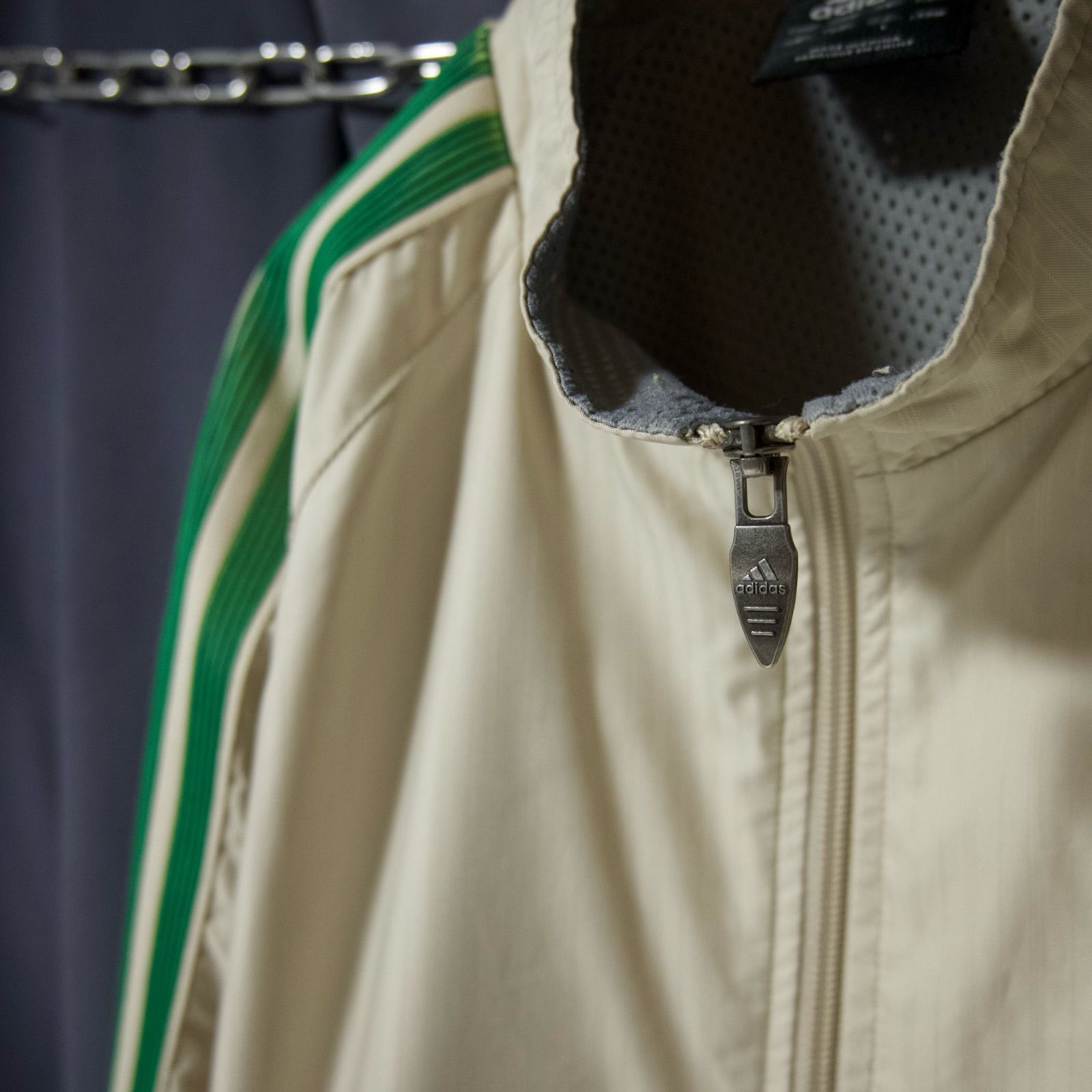 00s c2006 Adidas Setup SilkyBeige Gradation Green Three Line