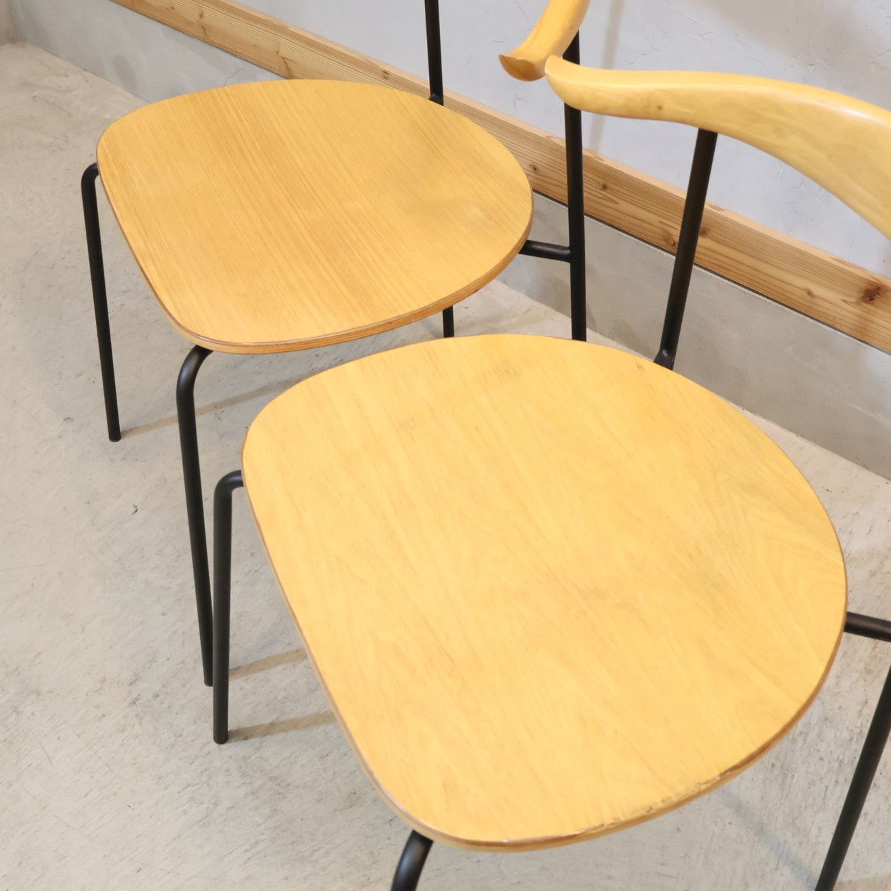 CRASH GATE クラッシュゲート NOR ノル RAUL ラウル ダイニングチェア 4脚セット ナチュラルモダン 北欧スタイル カフェテイスト