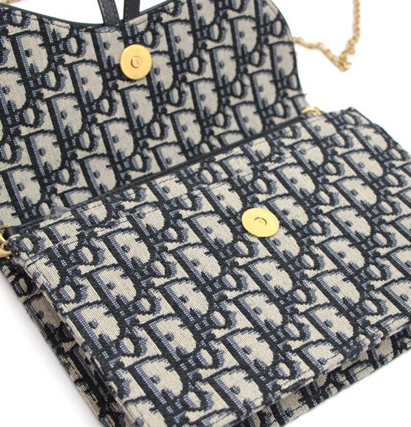 ディオール トロッター チェーンウォレット ショルダーバッグ【62585