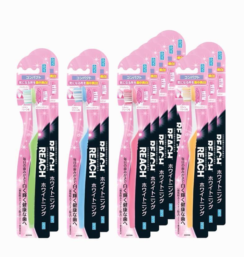 特価商品】REACH(リーチ) ホワイトニング コンパクト ふつう 12個セット