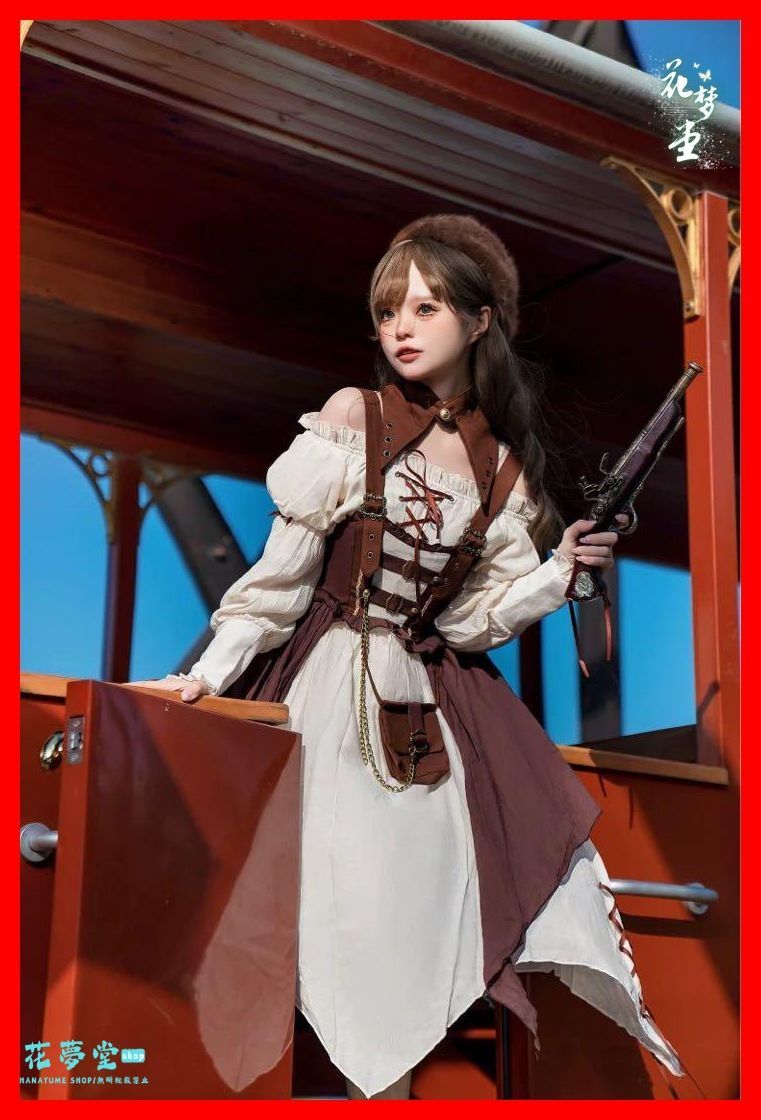 全新 パイレーツ風ロリータセットアップ