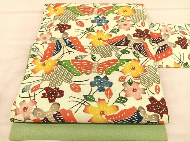 平和屋着物○お召 縞 正絹 逸品 AAAZ7513zg