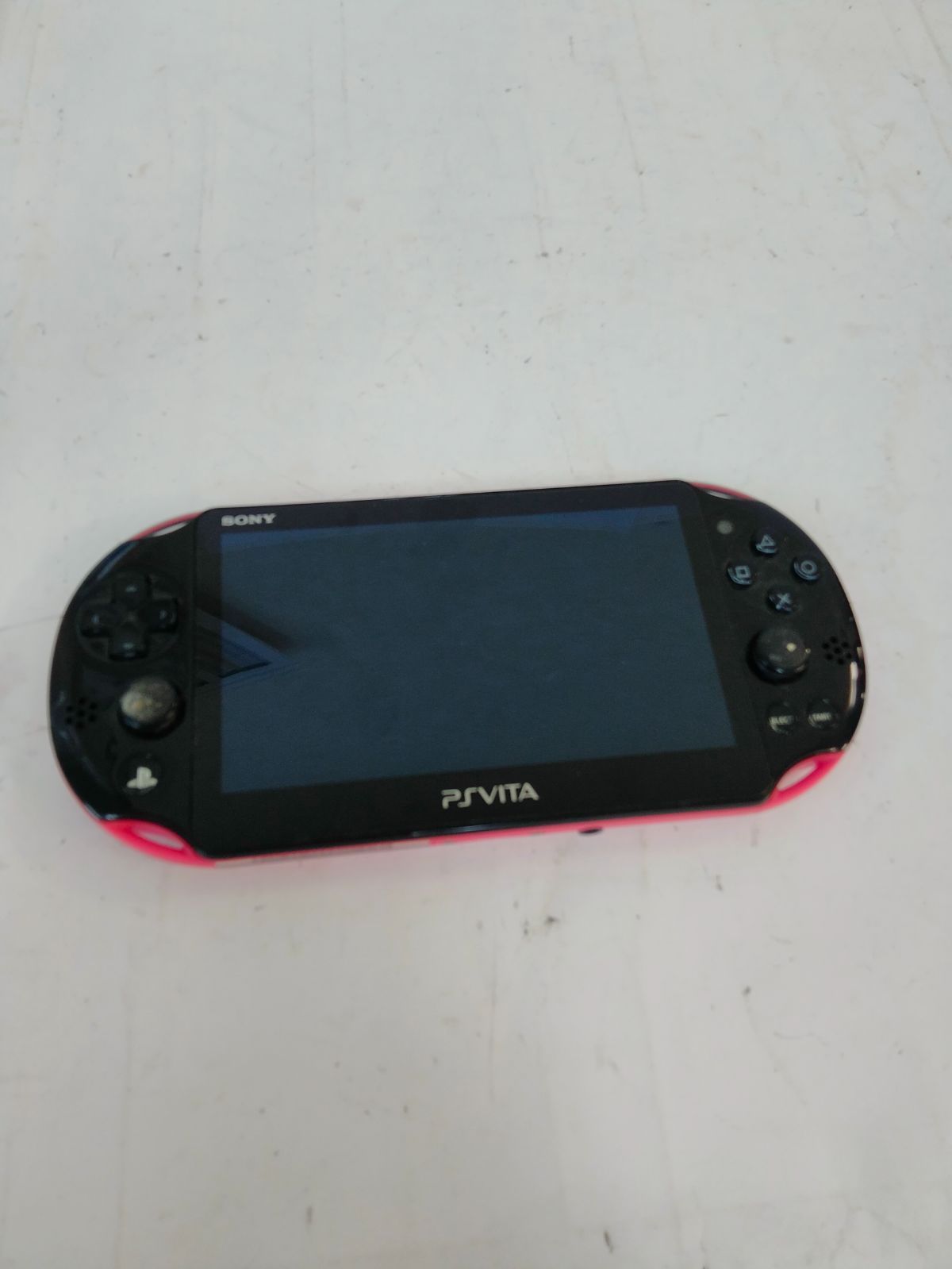 SONY PS Vita 本体 PCH-2000 ブラック ピンク 通電起動初期化済 ゲーム