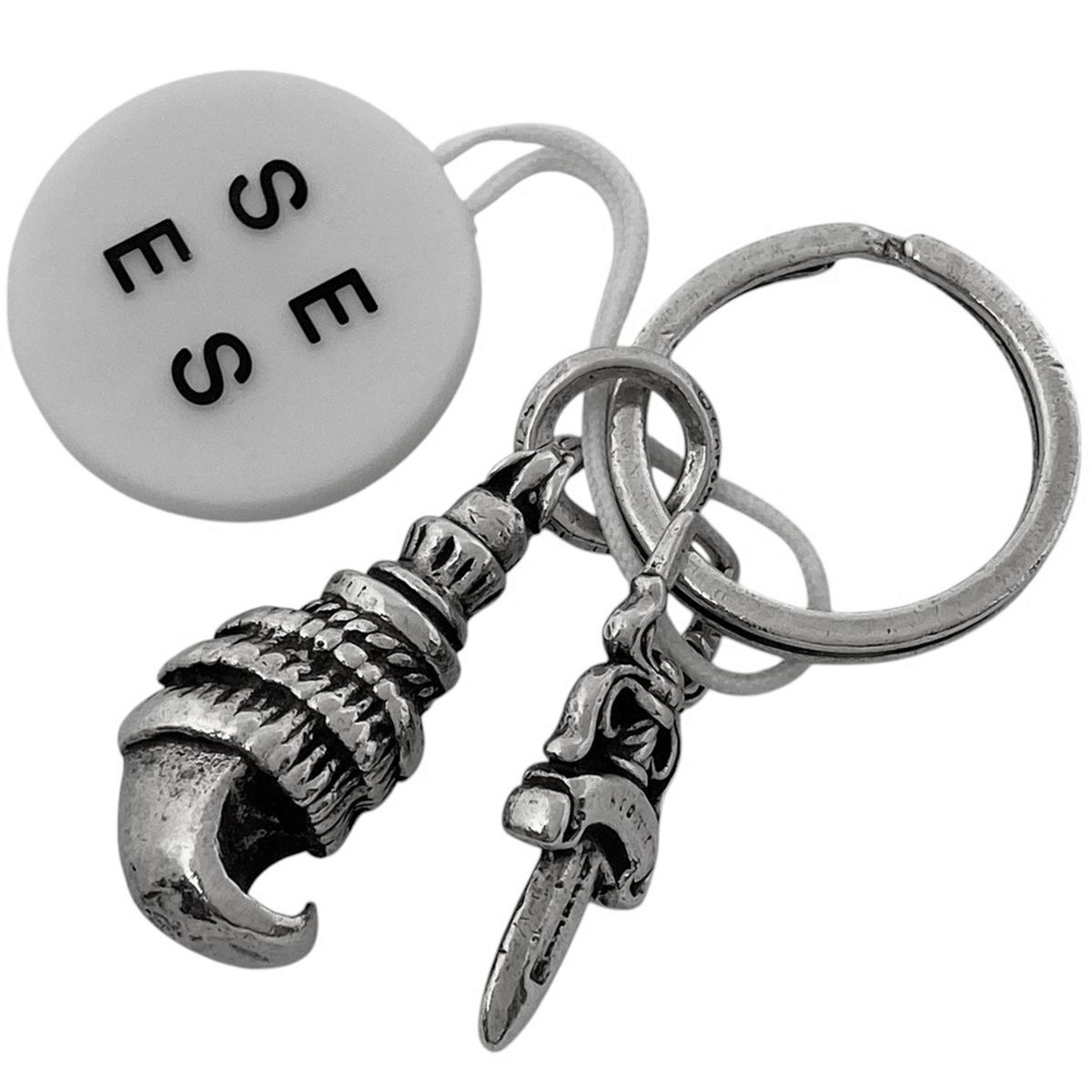 クロムハーツ CHROME HEARTS クロウ ダガー キーホルダー キーリング キーホルダー シルバー925 シルバー メンズ