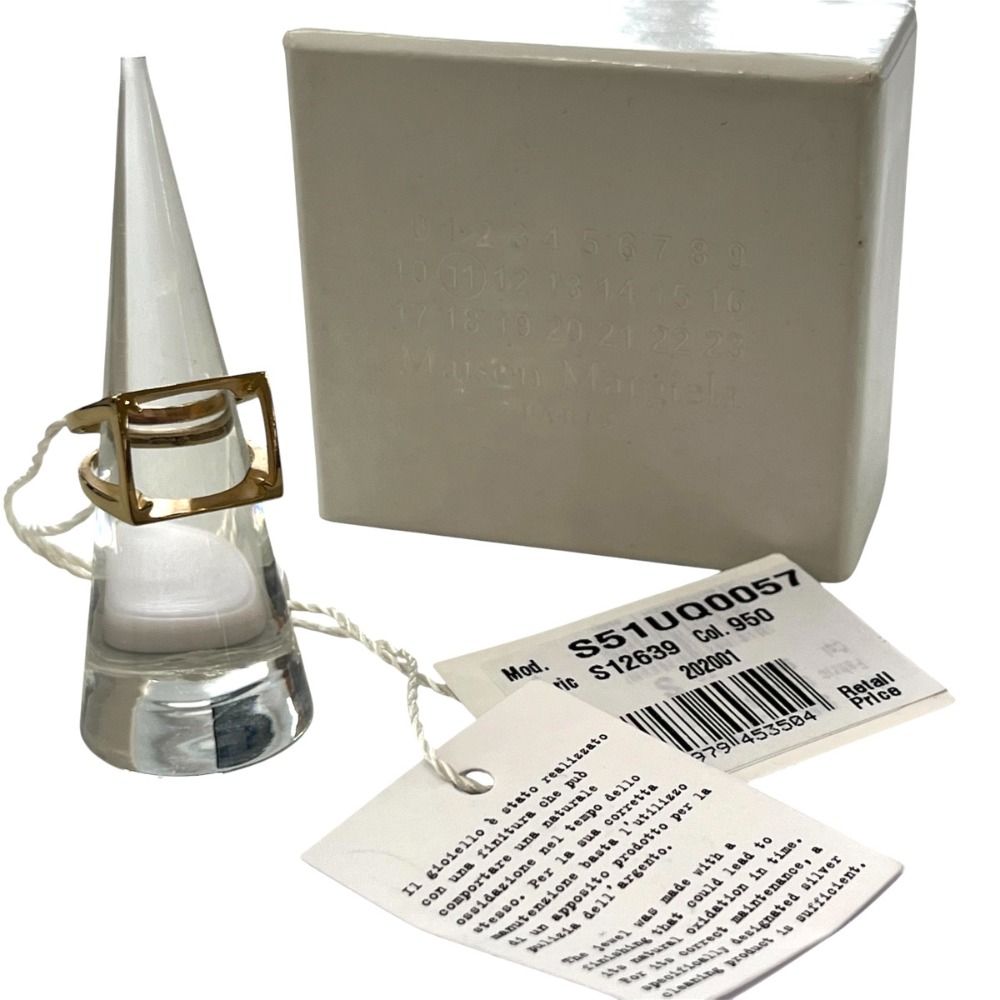 Maison Margiela リング 目まぐるしく -(10号位) ゴールドxシルバー  