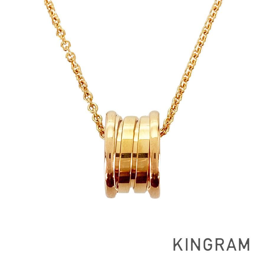 ブルガリ BVLGARI ビーゼロワン K18PG ネックレス ftj