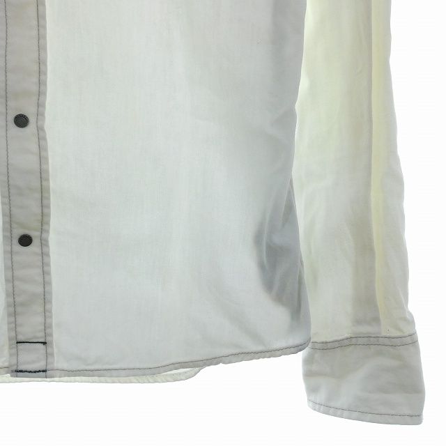 DIESEL◆長袖Tシャツ/14/コットン/WHT/無地 T-CROT （MEN）: オーバーサイズロングTシャツ｜ディーゼル