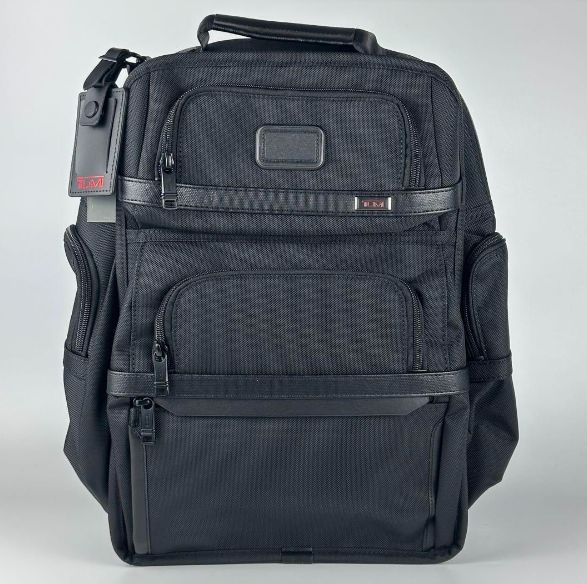 TUMI ALPHA 3ブラックデラックス多機能ショルダーバッグ リュック