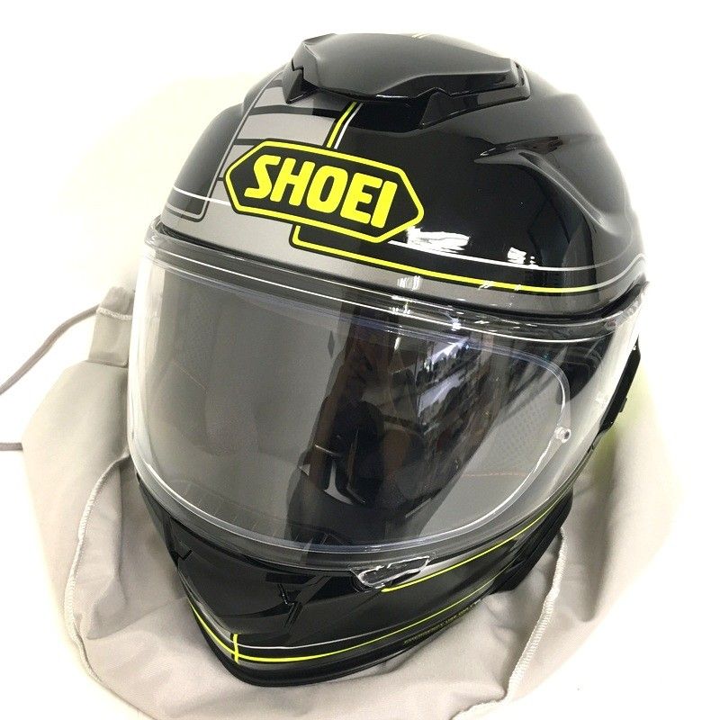 SHOEI ショウエイ GT-Air2 CROSSBAR フルフェイスヘルメット 除菌消臭済 XLサイズ イエロー ブラック オートバイ ツーリング ライディング バイカー バイク用品 TA3524