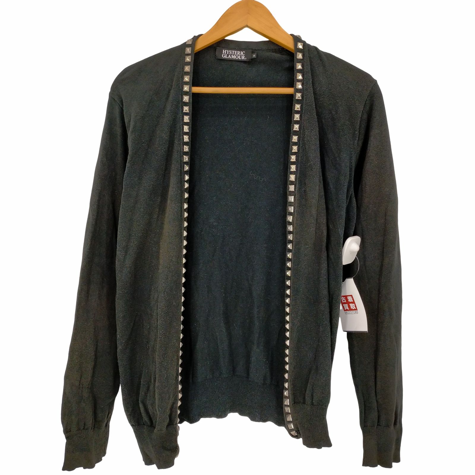 HYSTERIC GLAMOUR MEN スタッズ カーディガン