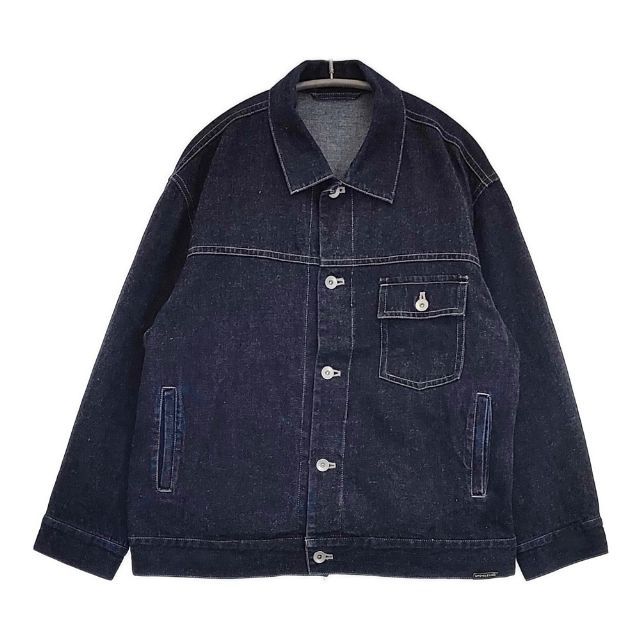 UpcycleLino BASIC 600225-7025 nest Robe コットンリネン デニムジャケット ネイビー レディース アップサイクルリノ 5-0922M∞