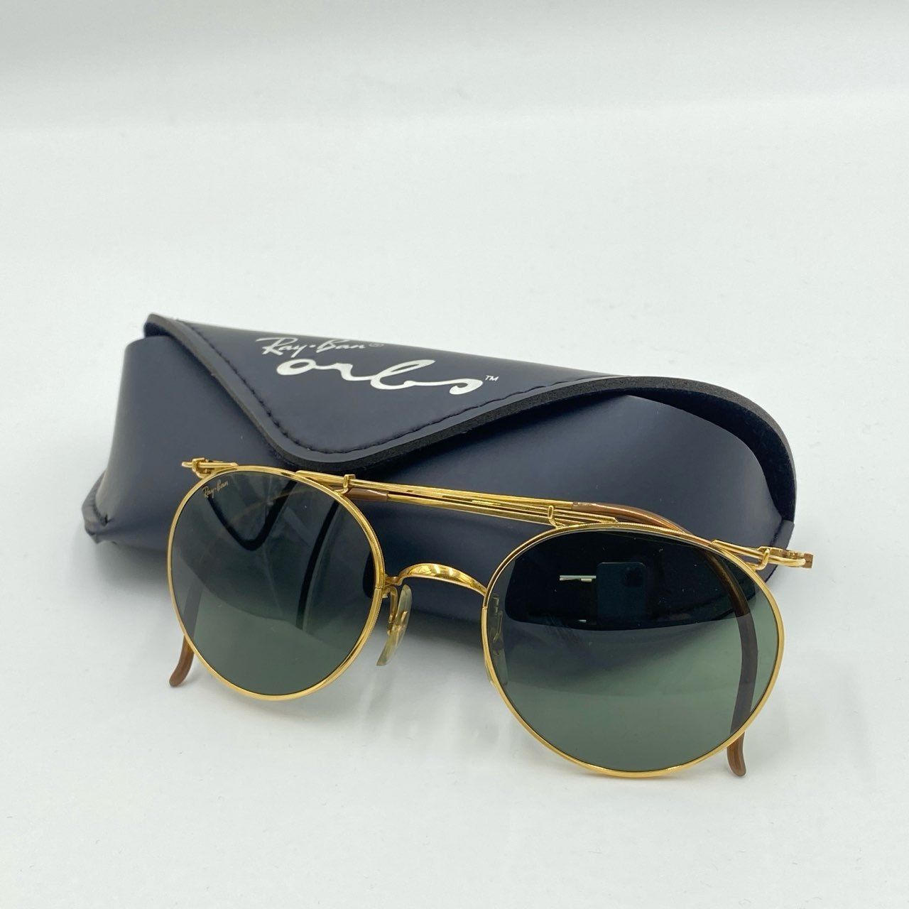 美品 レイバン Ray-Ban サングラス ゴールドフレーム ボシュロム aihikino_mkalbl
