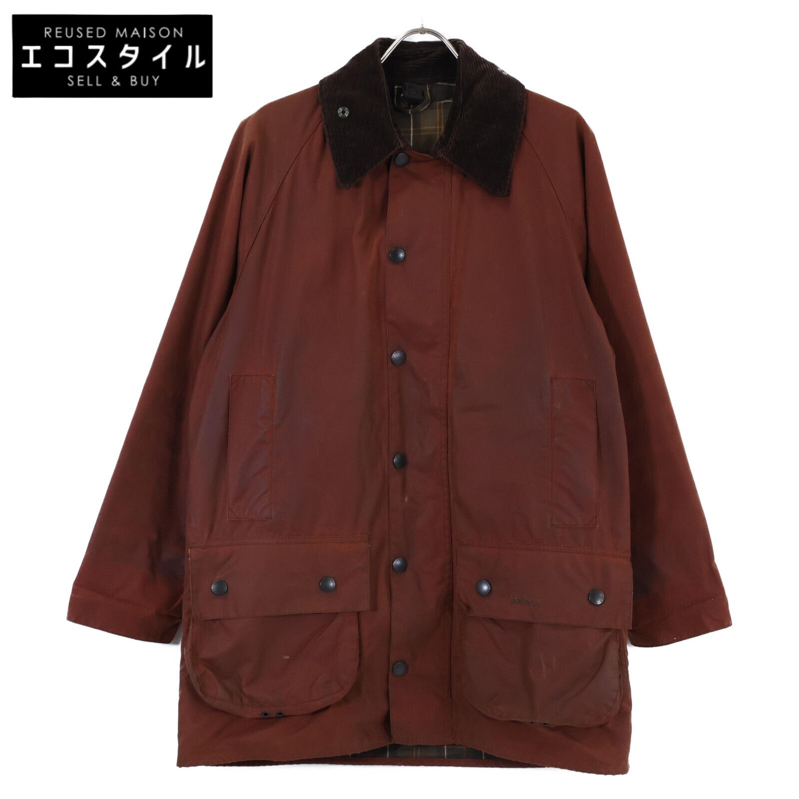 Barbour バブアー A831 ﾌﾞﾗｳﾝ ｸﾗｼｯｸﾋﾞｭｰﾌｫｰﾄ ｵｲﾙﾄﾞｼﾞｬｹｯﾄ 38