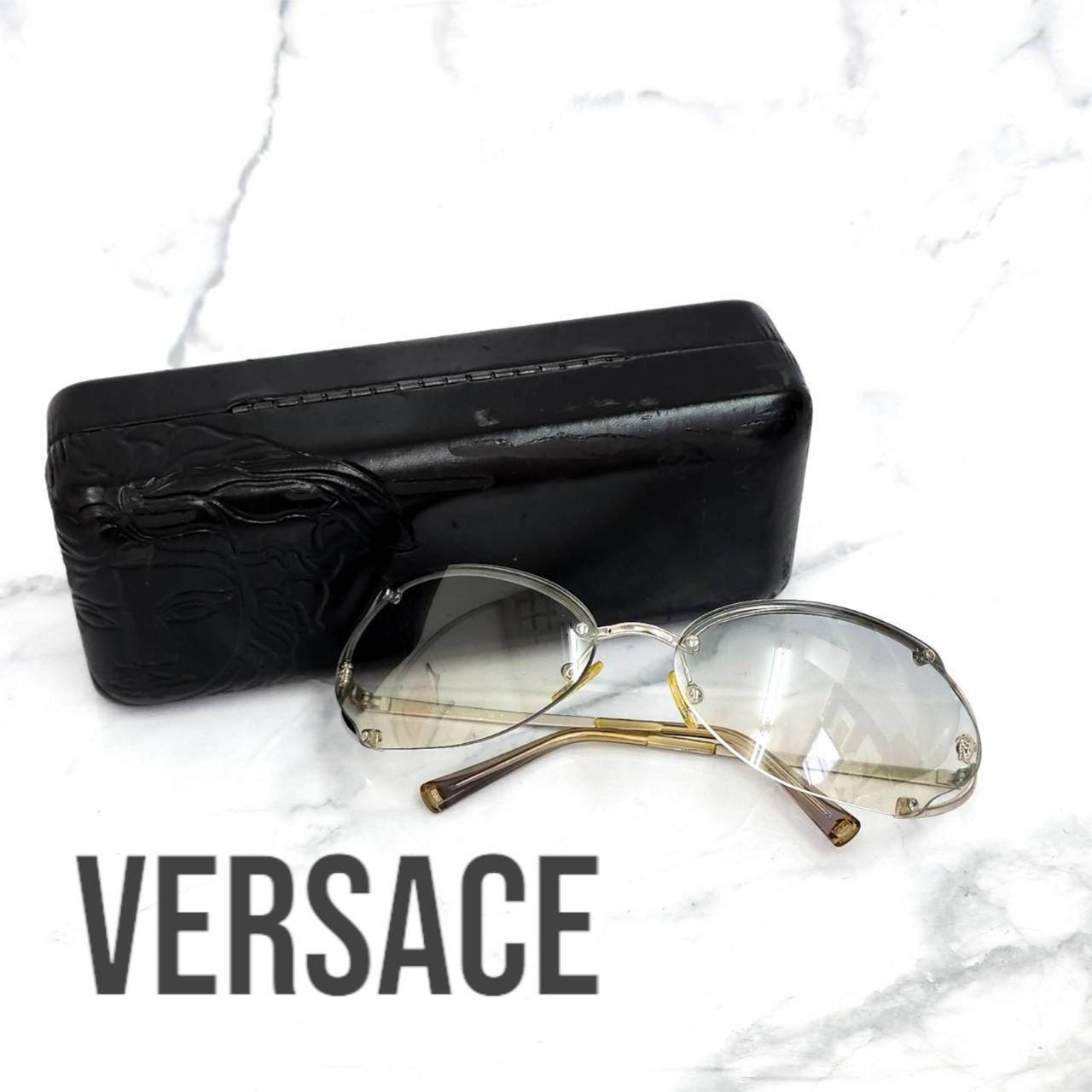 VERSACE ヴェルサーチ サングラス N37 26M/543-V メデューサ グラデーションレンズ アイウェア - メルカリ