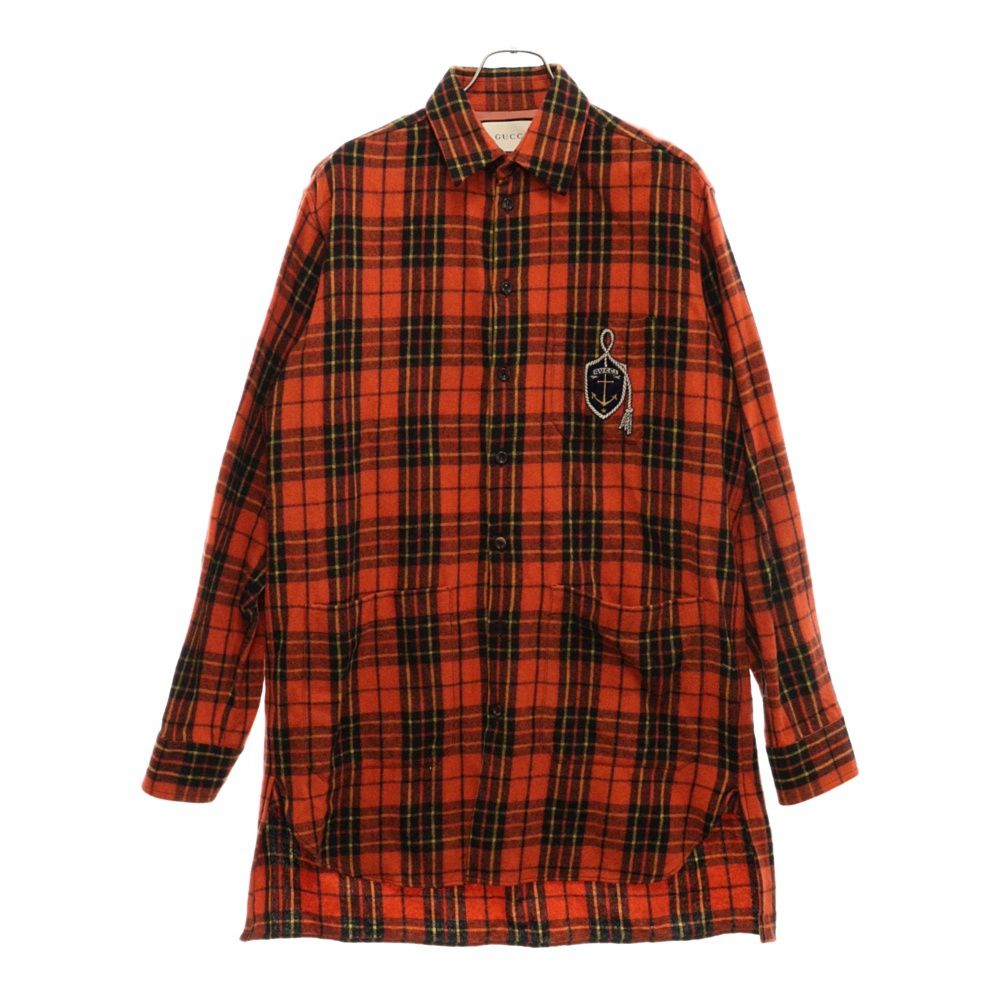 GUCCI チェック柄ネルシャツ