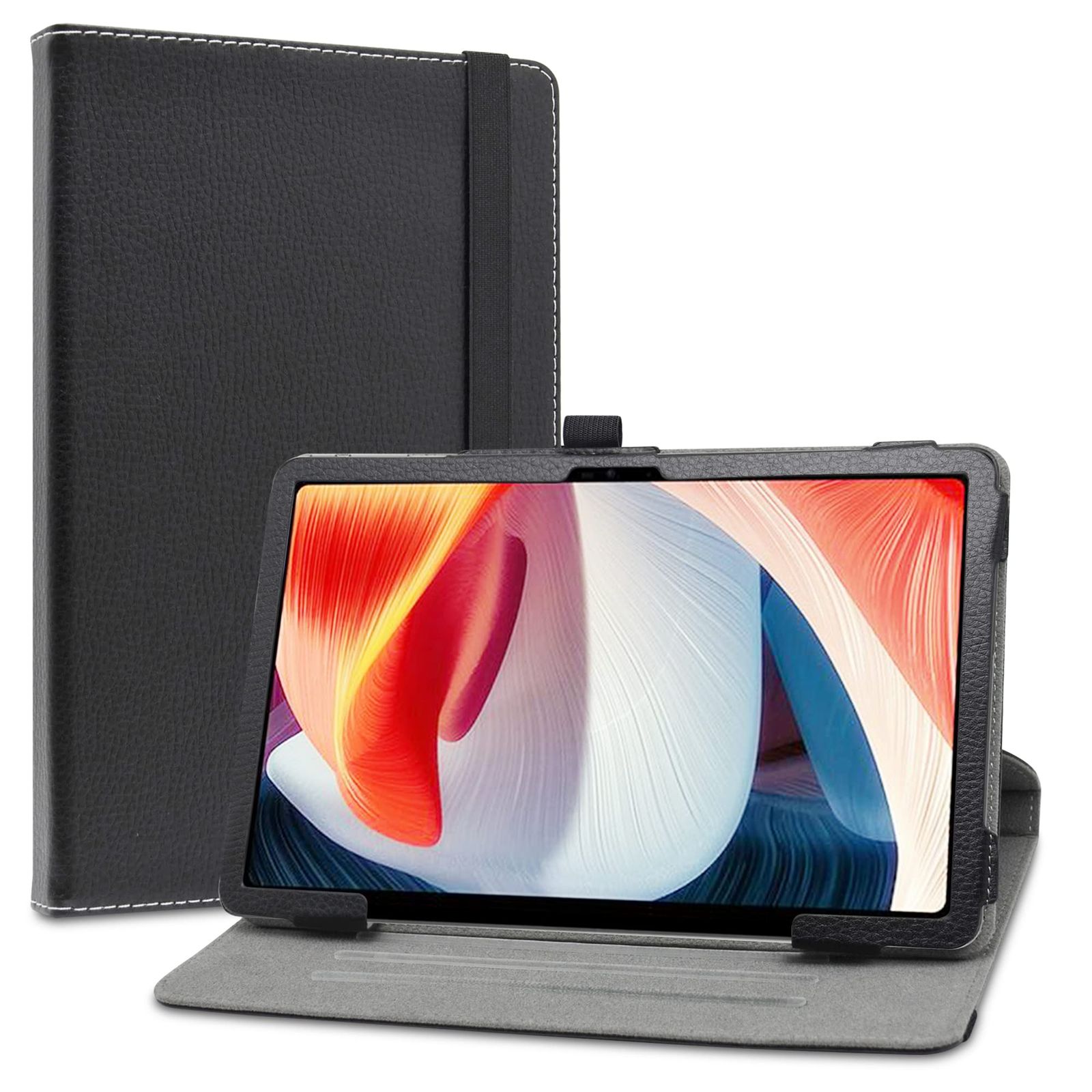 LiuShan DOOGEE T20 ローテーションケース/DOOGEE T20sケース、360度回転スタンドPUカバー DOOGEE T20 / DOOGEE T20S 10.4インチタブレット用(DOOGEE T20 Mini/DOOGEE  [ブラック]