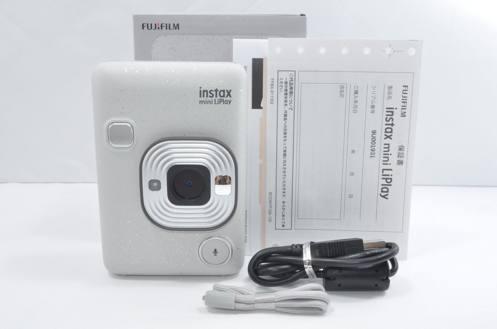 FUJIFILM フジフイルム instax mini LiPlay ストーンホワイト