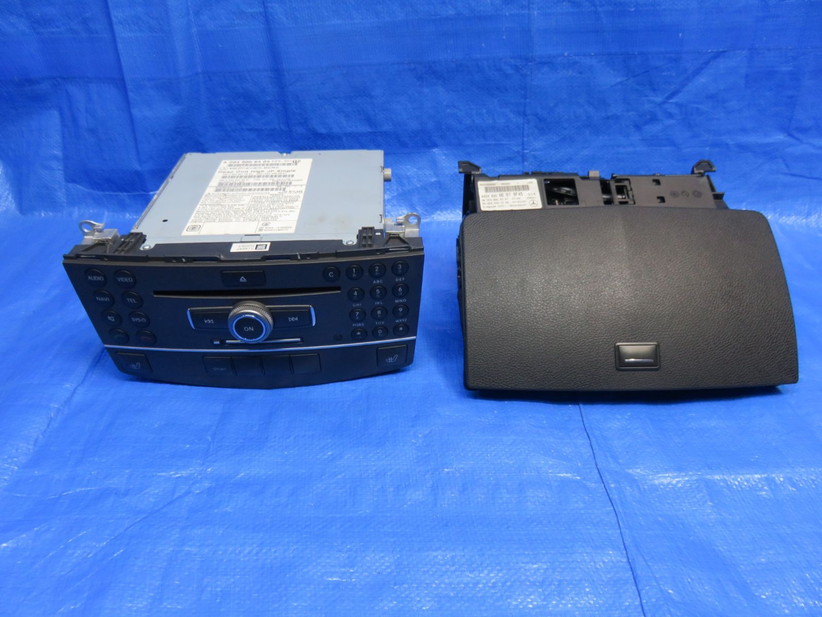LA4391*保証付メルセデス ベンツ W204 Cクラス C200 C250 C63純正 ナビ オーディオCD モニター 液晶ディスプレイ