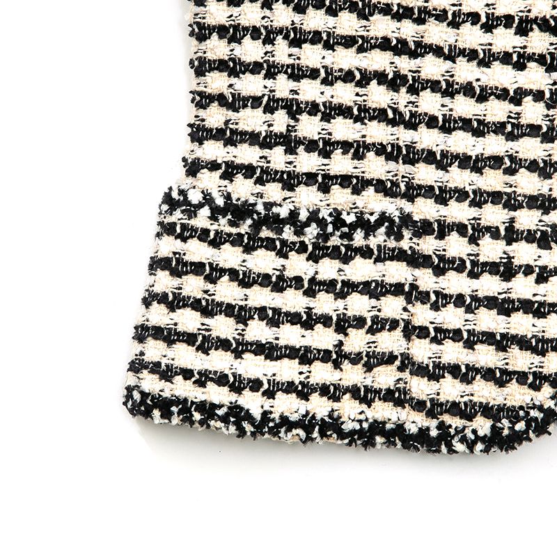 CHANEL シャネル ジャケット 千鳥柄 ココボタン ツイード - メルカリ