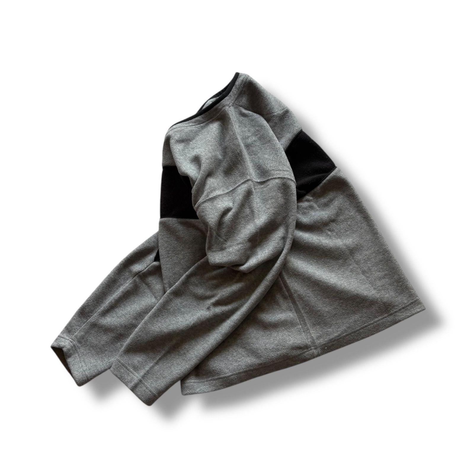 90-00s GAP V-Neck Design Fleece Shirt ギャップ Vネックデザイン 