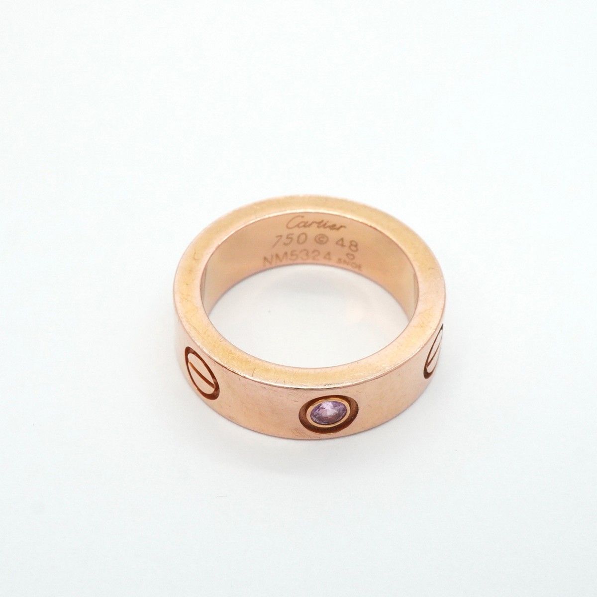 5jeb0709】カルティエ リング ラブ K18PG ピンクゴールド ピンク  