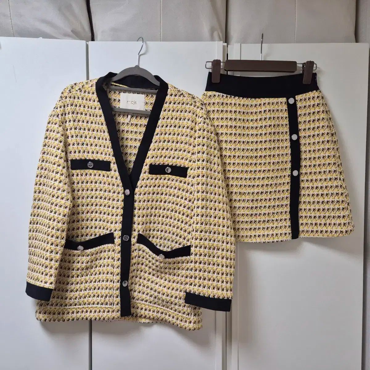 マージュ ツイード ジャケット スカート セットアップ