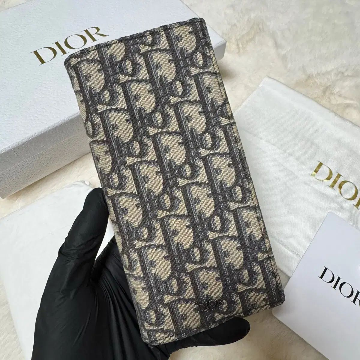 付属品完備 Dior(ディオール) オブリーク 長財布 DIOR | ロング