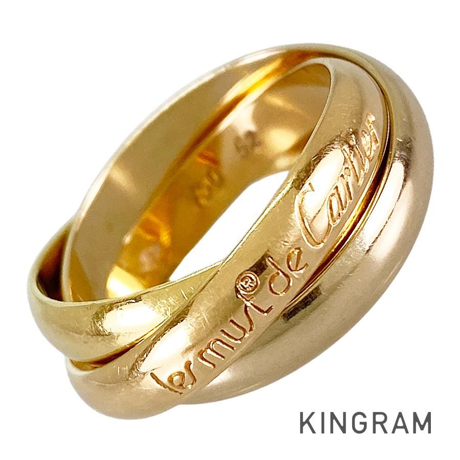 A105 カルティエ トリニティSM リング #51 11号 18Kゴールド 楽天市場】CARTIER カルティエ トリニティ リング 指輪 SM #51