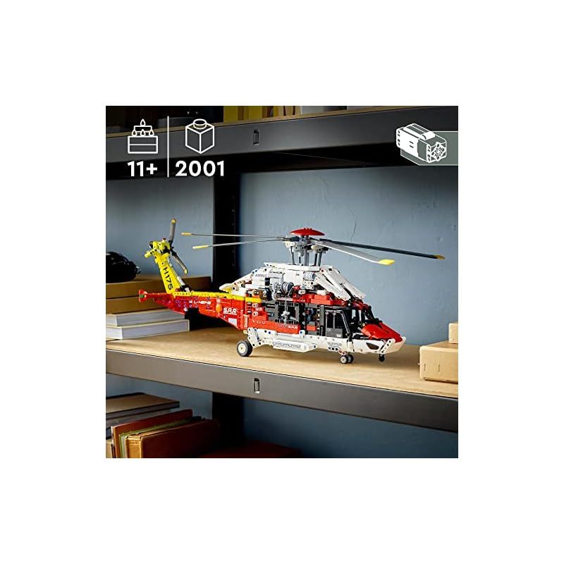 レゴ(LEGO) テクニック エアバス H175 レスキューヘリコプター 42145 おもちゃ ブロック プレゼント レスキュー 車 くるま 男の子  11歳以上 - メルカリ