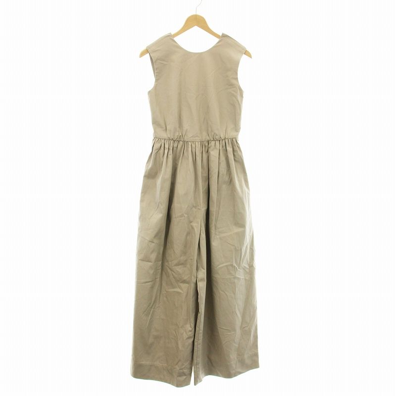 美品✨ドゥロワー コットン ノースリーブ オールインワン サロペット