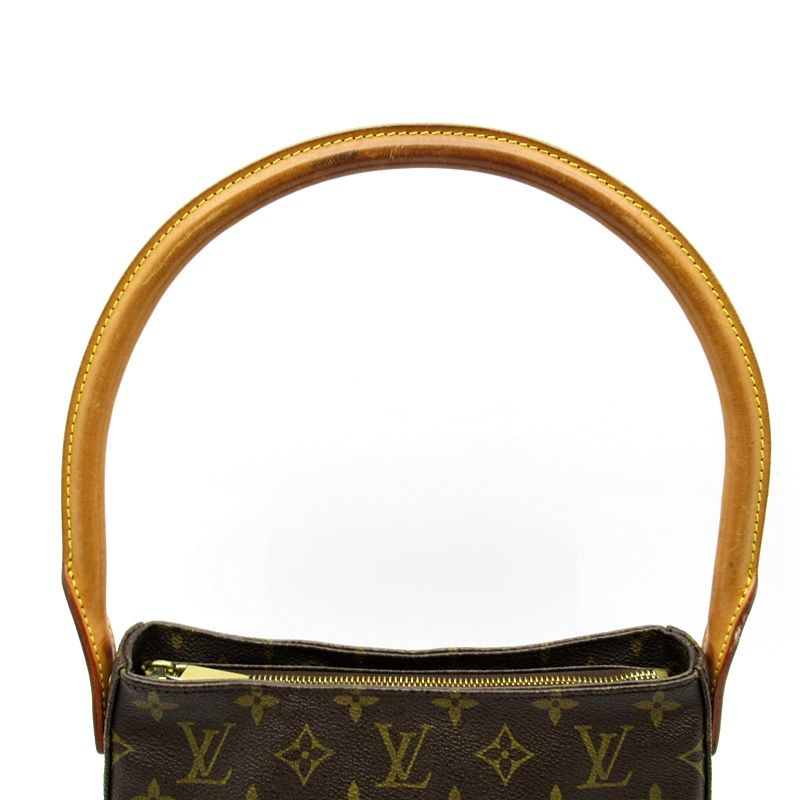 ヴィンテージ ルイヴィトン LOUIS VUITTON モノグラム ルーピング MM ショルダーバッグ 肩掛け M51146 廃盤モデル レディース  女性