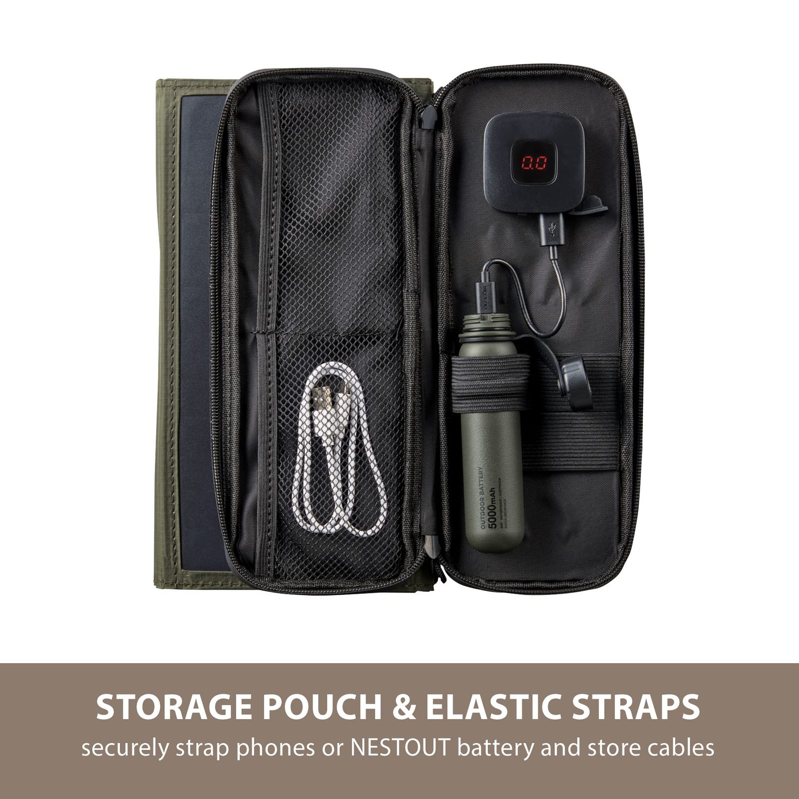 ソーラー充電器 NESTOUT