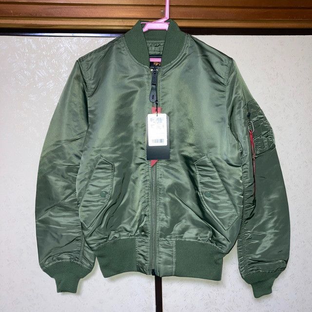 アルファインダストリーズ L-2B 緑 メンズ Sサイズ