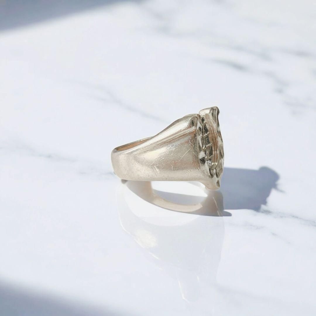 リング 馬蹄 ホースシュー 英字 シルバー925 指輪 リング