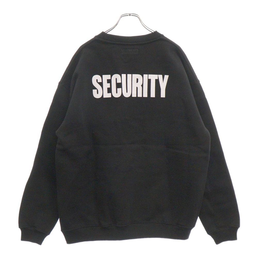 VETEMENTS (ヴェトモン) 20AW Security Crewneck UAH21TR528 バック 