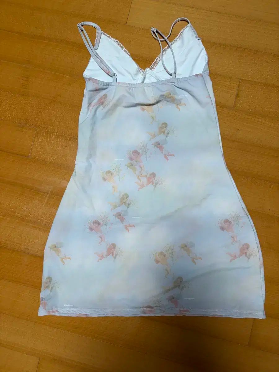 ああマイティ 天使 レース ミニ ワンピース