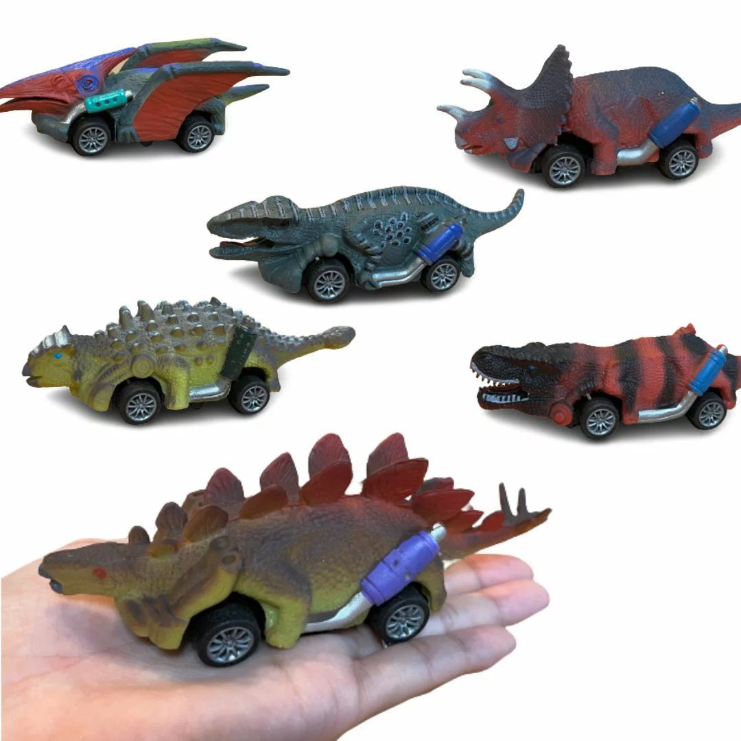 恐竜 おもちゃ セット ミニカー 3歳 プルバックカー 恐竜の