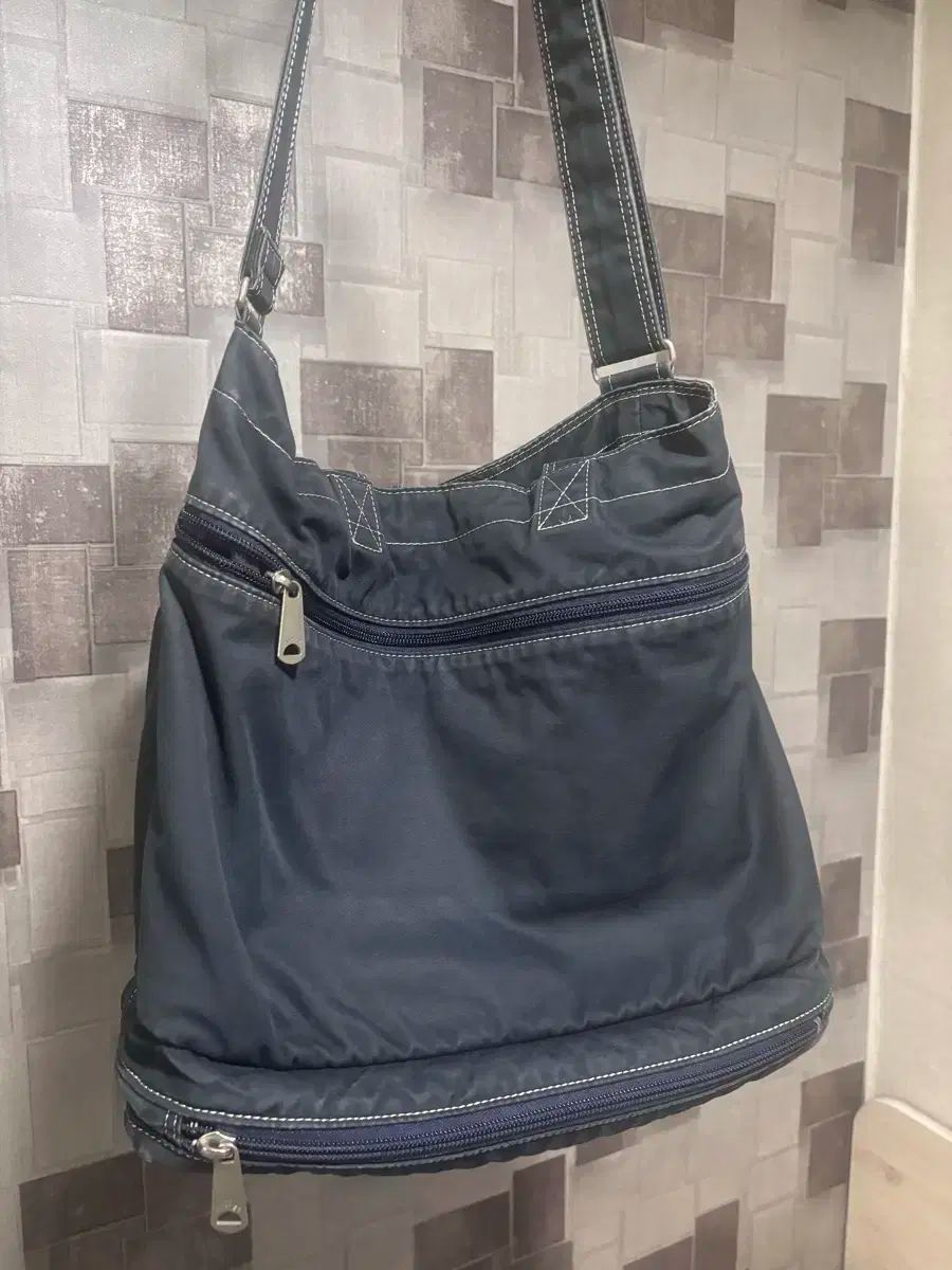 ポーター コットン 2way クロスバック ネイビー COLOR