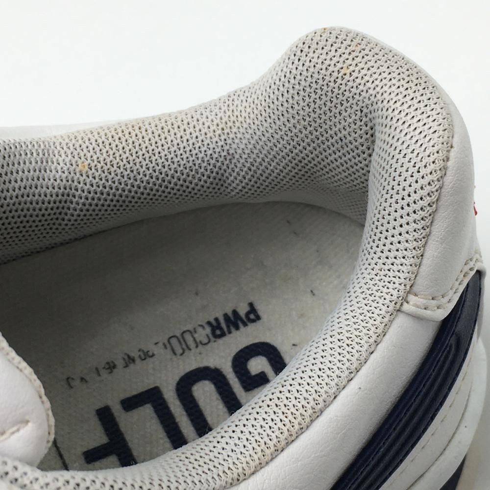PUMA - 【美品】プーマ ゴルフシューズ 白×ネイビー 18866102 ACE BOA ダイヤル式 メンズ 27.0 ゴルフウェア PUMA 美品】プーマ ゴルフシューズ 白×ネイビー 18866102 ACE BOA