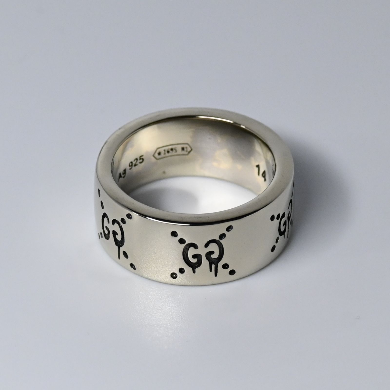 研磨済】GUCCI ゴースト リング 14号 Ag925 指輪 グッチ - メルカリ