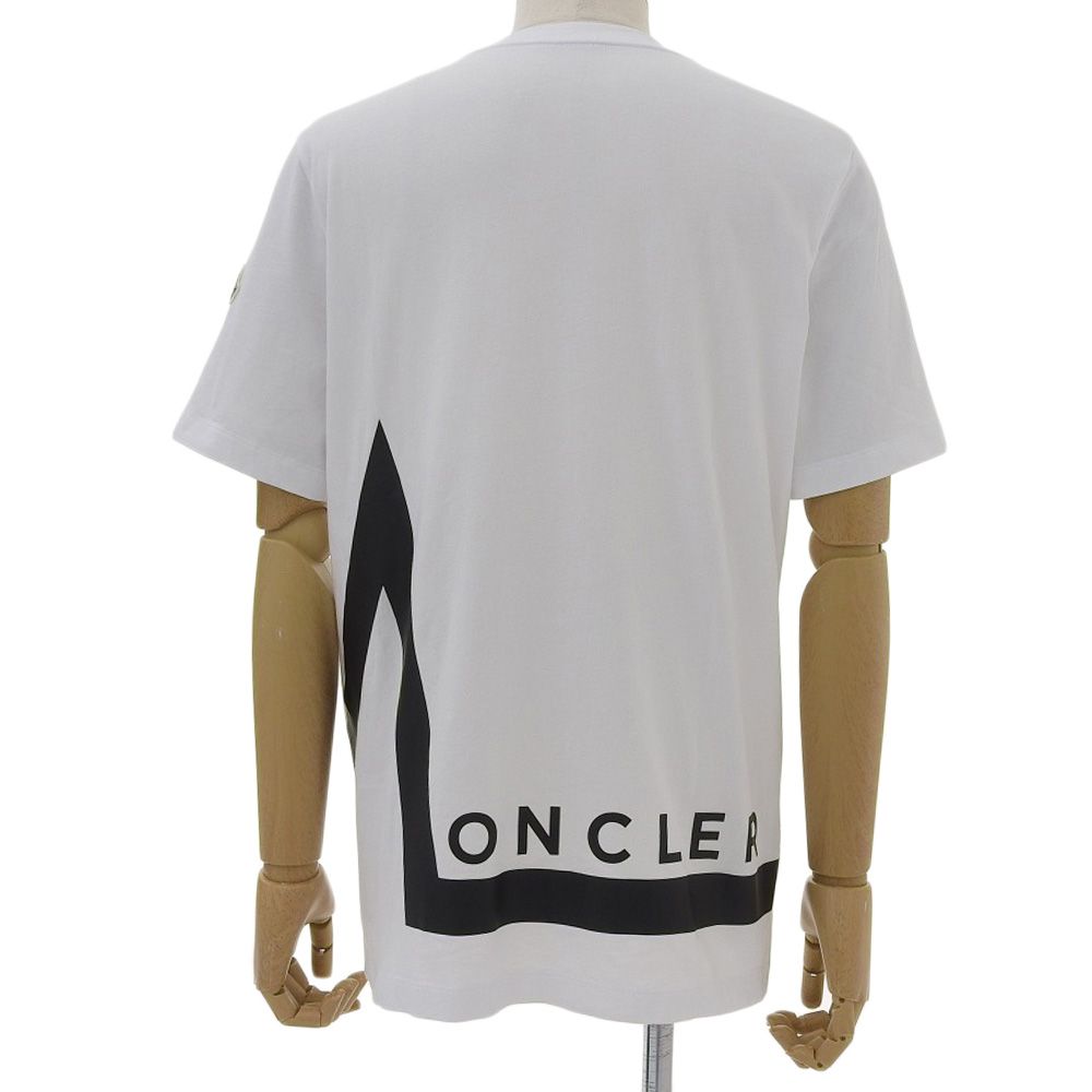 超美品 モンクレール Tシャツ M コットン ホワイト H10918C00029
