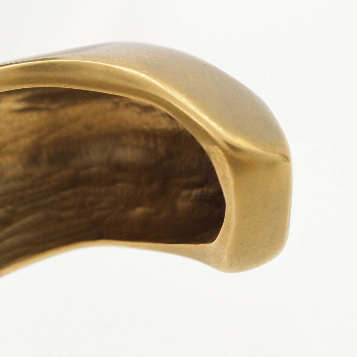 サンローラン ヴィンテージ ロゴ ラウンド カフ バングル ゴールド FORTGASGNV_COM_BR