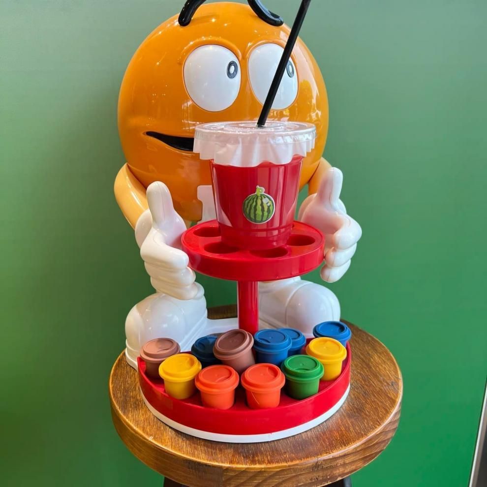 新品　ディスペンサー　m&m's エムアンドエムズ置物インテリア雑貨【オレンジ】 ディスペンサー m&m's エムアンドエムズ 置物 インテリア雑貨