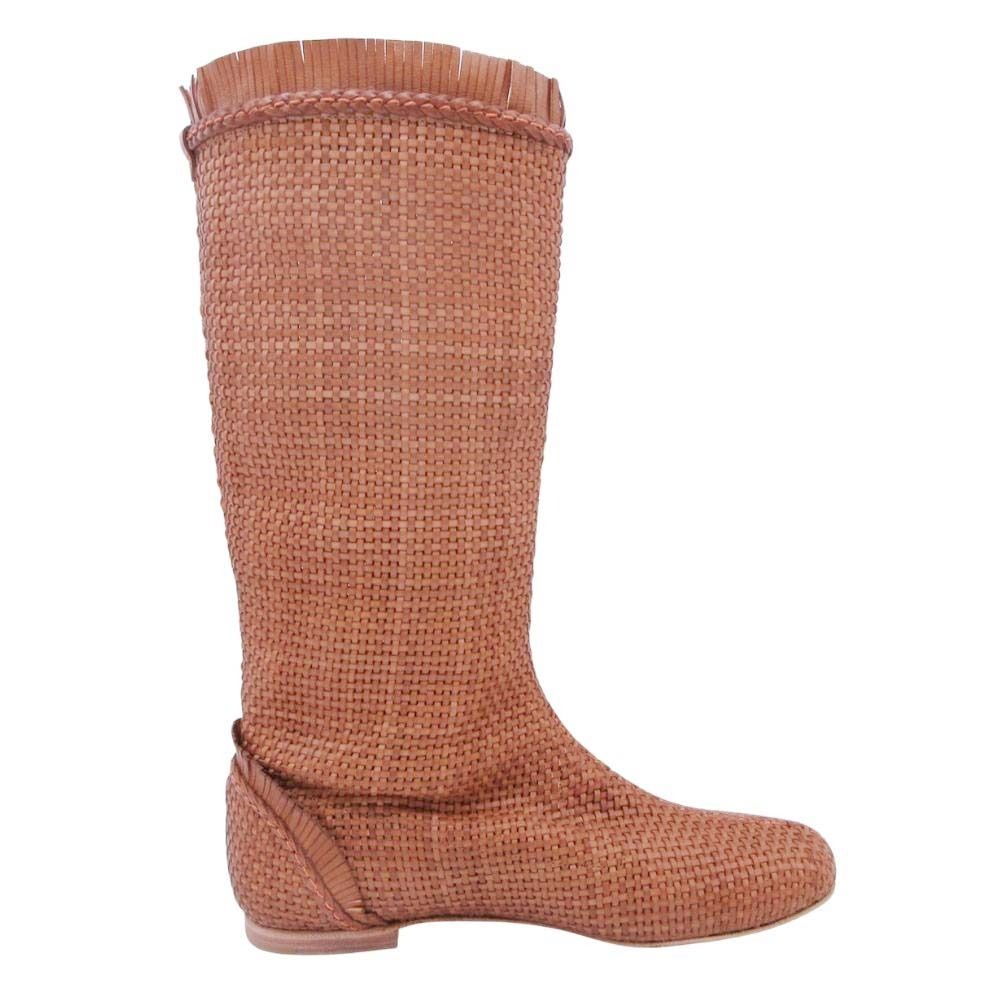 レザー 編み込み