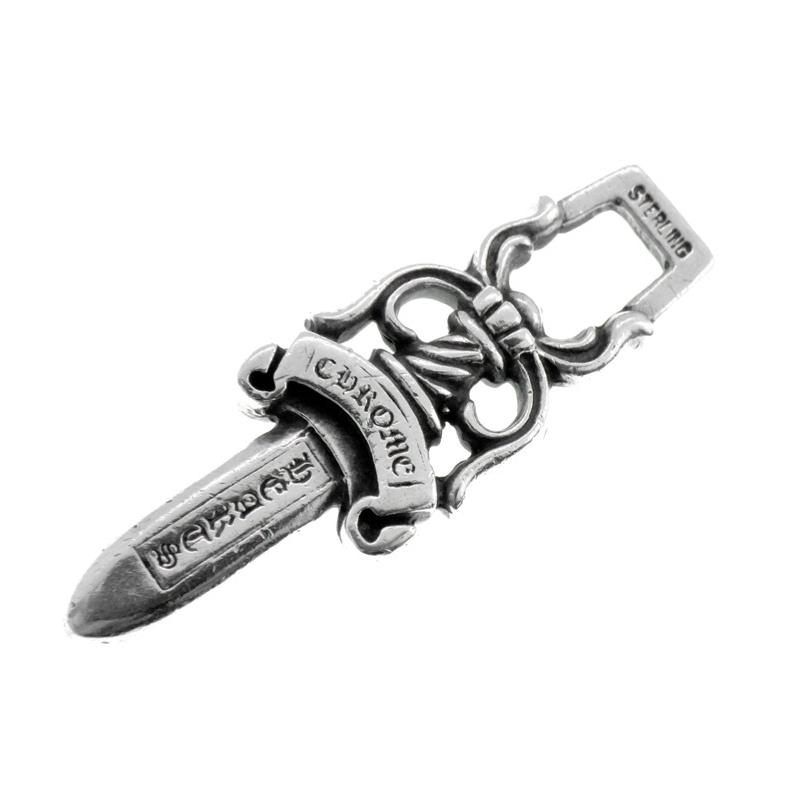 クロムハーツ CHROME HEARTS 10 DAGGER ダガー シルバー ペンダント ネックレス トップ 41191