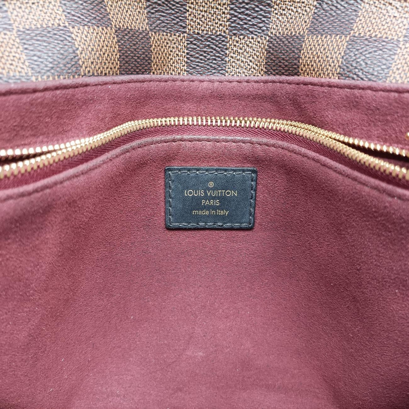 VuittonヴァヴァンPMエベーヌ×ボルドーモノグラムキャンバス×カーフレザーN40109FN4270